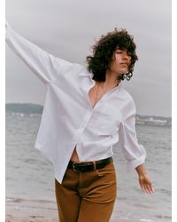 Faherty - Coastal Poplin Relaxed Shirt - Lyst