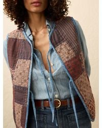 Faherty - Quilted Patchwork Vest - Lyst