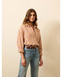 Faherty - Dune Cotton Gauze Relaxed Shirt - Lyst