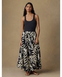 Faherty - Coastal Poplin Nera Skirt - Lyst