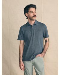 Faherty - Movementtm Short-sleeve Pique Polo Shirt - Lyst