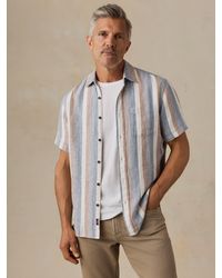 Faherty - Short-Sleeve Palma Linen Shirt - Lyst