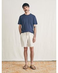 Faherty - Essential Linen Short (6.5" Inseam) - Lyst