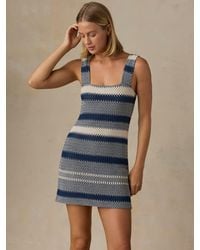 Faherty - Seacoast Crochet Dress - Lyst