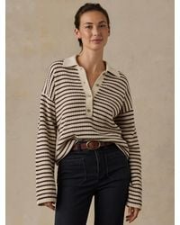 Faherty - Miramar Linen Relaxed Polo - Lyst