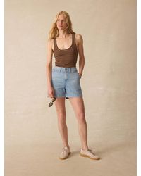 Faherty - Linen Denim Short - Lyst
