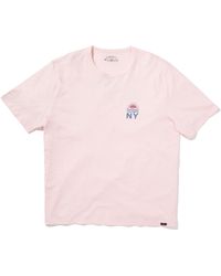 Faherty - New York Short-sleeve Crew T-shirt - Lyst