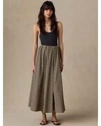 Faherty - Coastal Poplin Nera Skirt - Lyst