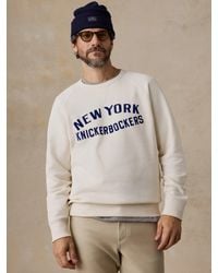 Faherty - Ny Knicks High Standard Fleece Crew - Lyst
