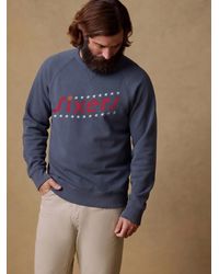 Faherty - Philadelphia 76Ers High Standard Fleece Crew - Lyst