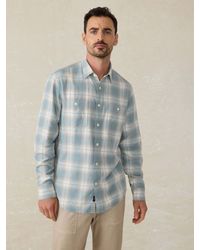 Faherty - Tried & True Chambray Workshirt - Lyst
