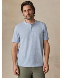 Faherty - Short-Sleeve Breeze Henley T-Shirt - Lyst