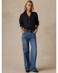 Faherty - Regenerative Cotton Denim Wide Leg - Lyst
