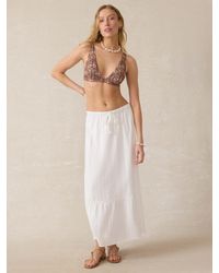 Faherty - Dune Cotton Gauze Rees Skirt - Lyst
