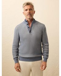 Faherty - Quarter Button Sweater - Lyst