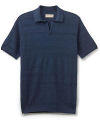 Falconeri - Short-sleeved Link-stitch Polo Shirt - Lyst