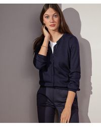 Falconeri - Ultrafine Cashmere Cardigan With Flounce Sleeves - Lyst