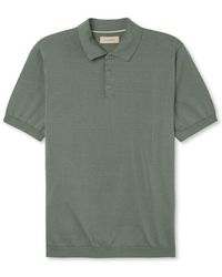 Falconeri - Short-sleeved Fresh Cotton Polo Shirt - Lyst
