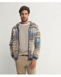 Falconeri - Jacquard Fantasia Sweatshirt With Hood - Lyst