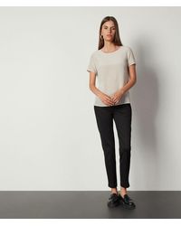 Falconeri - Round-neck Silk T-shirt - Lyst