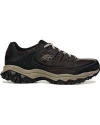 skechers wide width memory foam