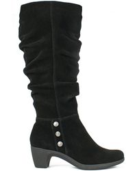 white mountain mid calf boots