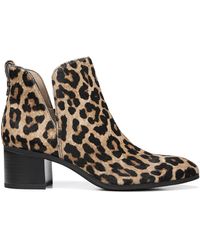 franco sarto reeve ankle booties leopard