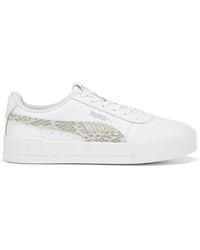 puma carina white pink