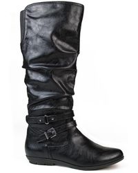 white mountain wide calf boots