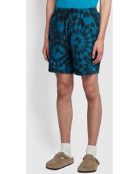 Farah - Murphy Tie-dye Print Swim Shorts - Lyst