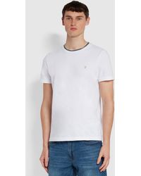 Farah - Meadows Slim Fit Organic Cotton T-Shirt - Lyst