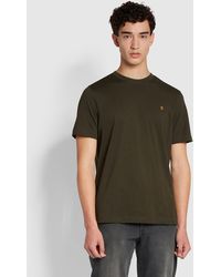 Farah - Alexander Regular Fit Organic Cotton Circular T-Shirt - Lyst