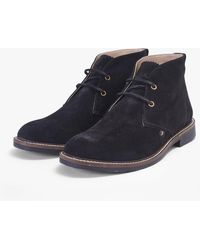 Farah - Briggs Suede Leather Desert Boots - Lyst
