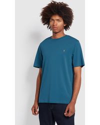 Farah - Alexander Regular Fit Organic Cotton Circular T-Shirt - Lyst