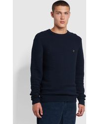 Farah - Widnes Regular Fit Cotton Crew Neck Jumper - Lyst