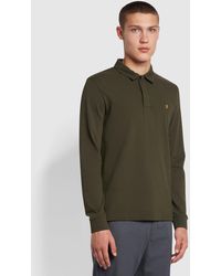 Farah - Haslam Slim Fit Polo Organic Cotton Polo Shirt - Lyst