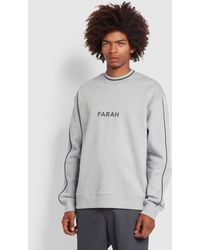 Farah - Courtnell Regular Fit Brushback Sweatshirt - Lyst