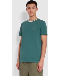 Farah - Meadows Slim Fit Organic Cotton T-Shirt - Lyst