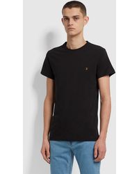 Farah - Farris Slim Fit Twin Pack Organic Cotton T-Shirt - Lyst