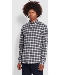 Farah - Fraser Button Down Check Organic Cotton Shirt - Lyst