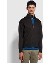Farah - Waldorf Regular Fit Harrington Organic Cotton Jacket - Lyst