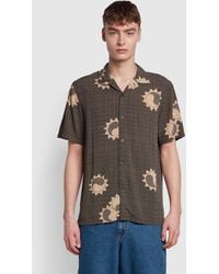 Farah - Parker Printed Casual Fit Short Sleeve Shirt - Lyst