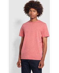 Farah - Danny Regular Fit Organic Cotton T-shirt - Lyst