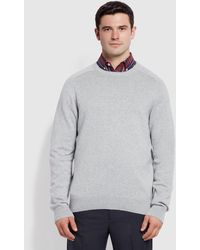 Farah - Stern Modern Fit Organic Cotton Crew Jumper - Lyst