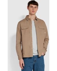 Farah - Rockfield Relaxed Fit Organic Cotton Overshirt - Lyst