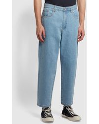 Farah - Hawtin Cropped Denim Jeans - Lyst