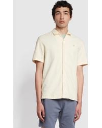 Farah - Cresswell Casual Fit Short Sleeve Organic Cotton Shirt - Lyst