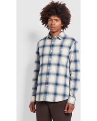 Farah - Gregory Casual Fit Organic Cotton Check Shirt - Lyst