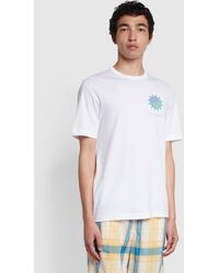 Farah - Mackey Regular Fit Organic Cotton T-Shirt - Lyst