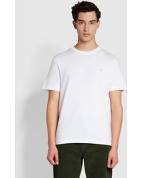 Farah - Alexander Regular Fit Organic Cotton Circular T-Shirt - Lyst